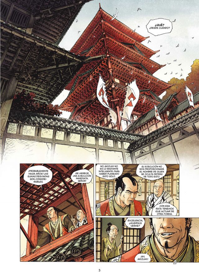 Samurai volumen 3 página interior