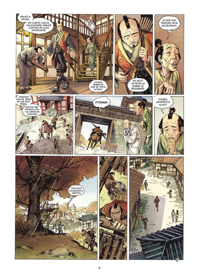 Samurai volumen 3 página interior