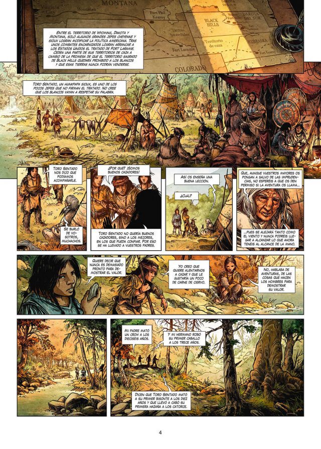 West Legends vol 3, Sitting Bull página interior